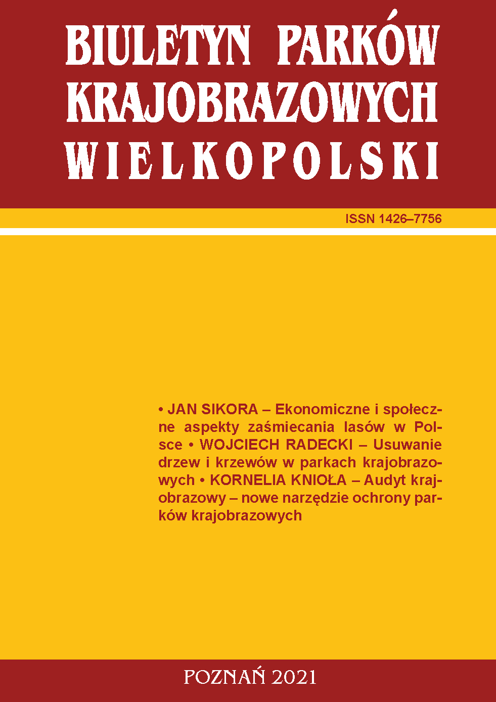 Okładka wydawnictwa w kolorach bordowym i musztardowym.